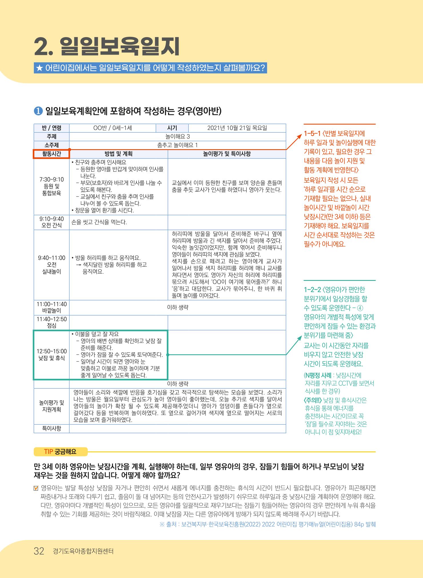 [경기도육아종합지원센터] 계획하고 관찰하고 기록해요 33p