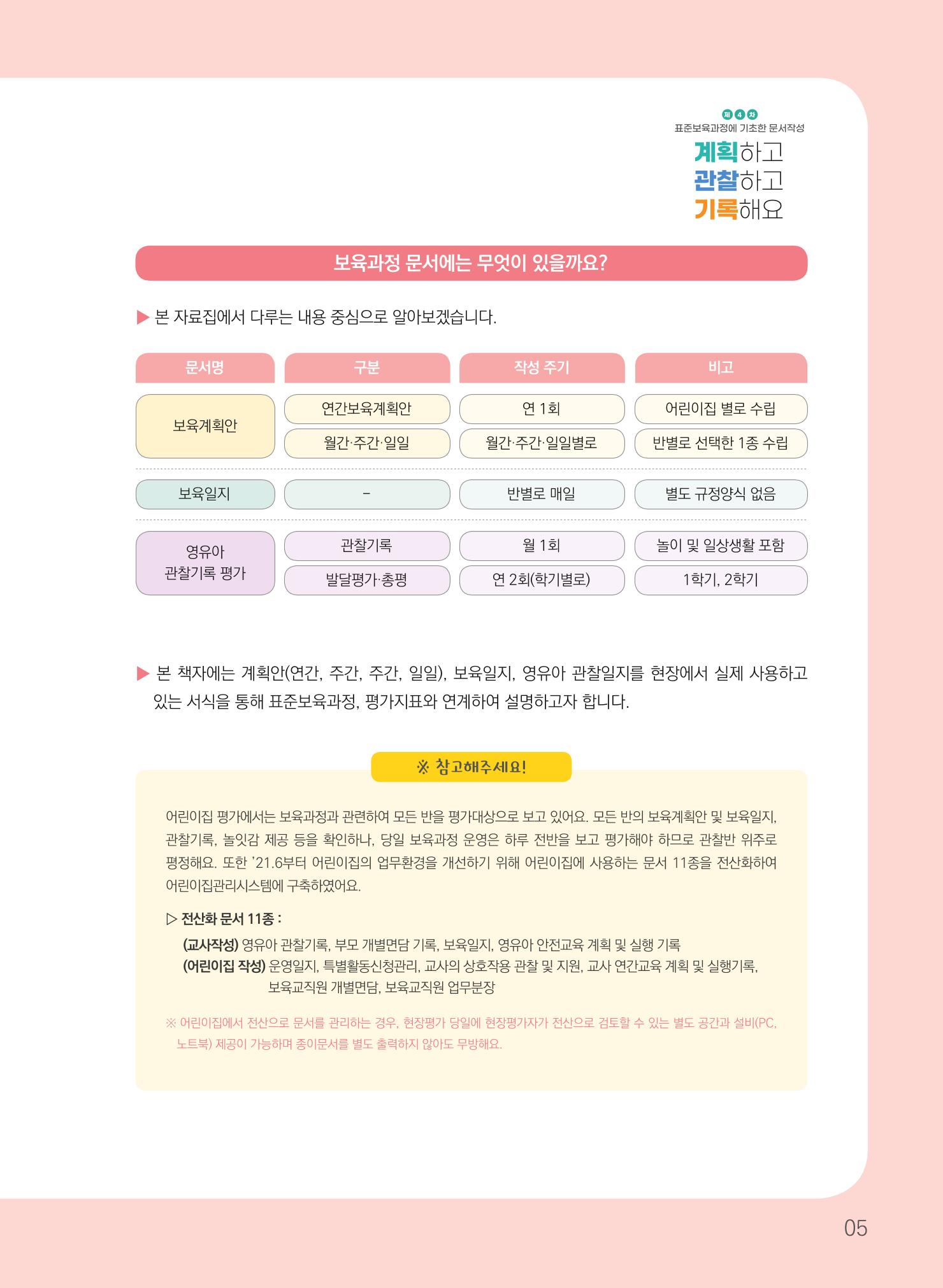[경기도육아종합지원센터] 계획하고 관찰하고 기록해요 6p