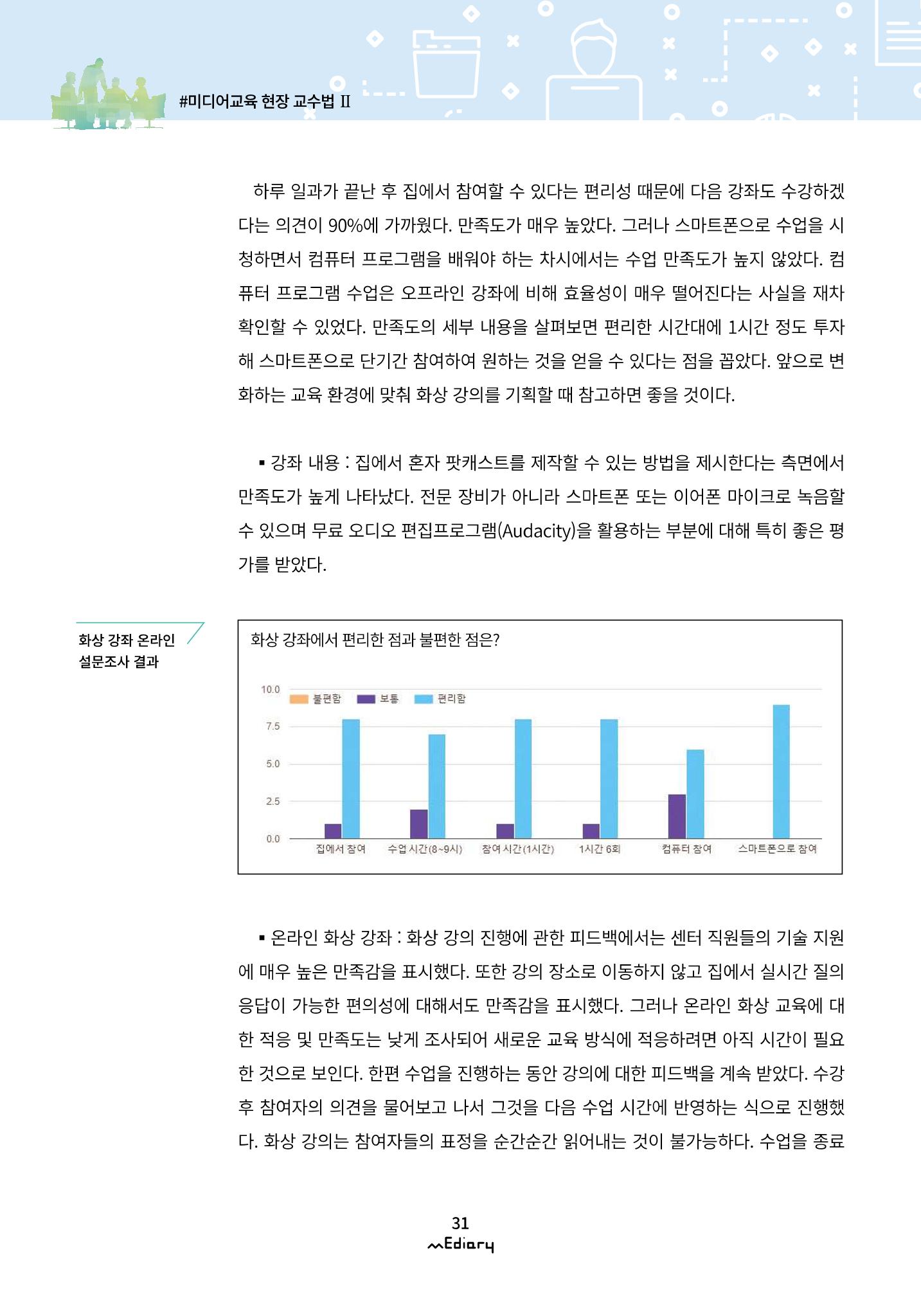 3.미디어교육 현장 교수법 Ⅱ_온라인 원격 화상강좌 '집에서 혼자 만드는 팟캐스트' 8페이지