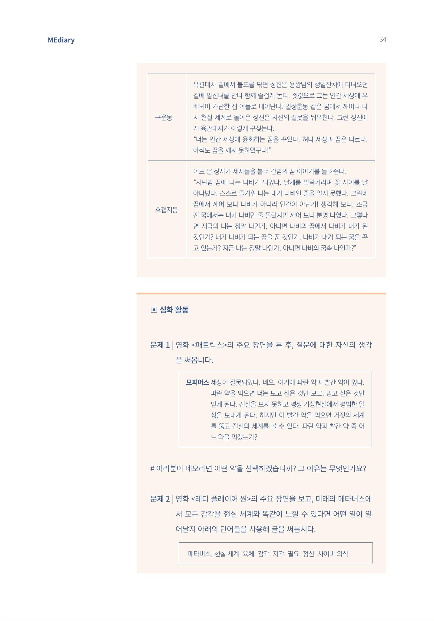 4.국내사례1_메타버스에서 살아갈 포스트휴먼을 위한 디지털리터러시 수업 4페이지