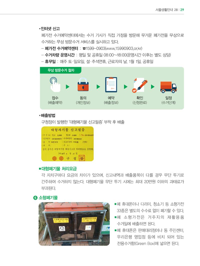 2022년 개정판 외국인에게 꼭 필요한 서울생활안내 28페이지