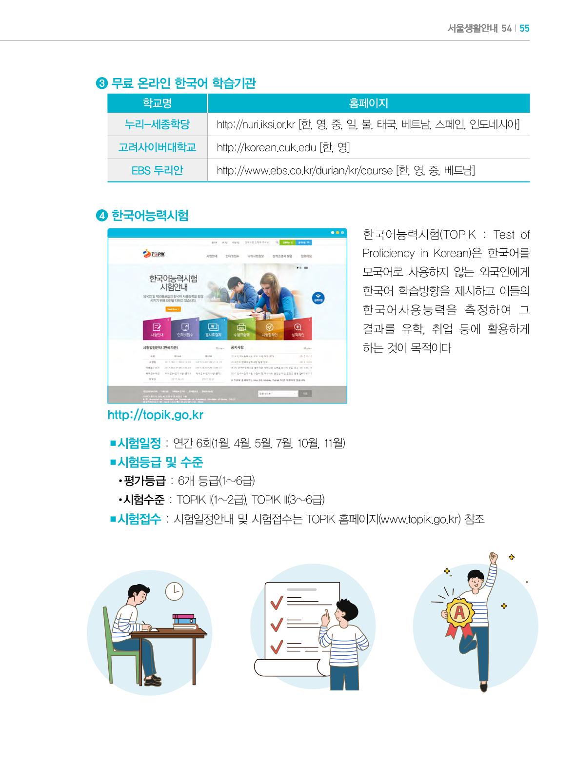 2022년 개정판 외국인에게 꼭 필요한 서울생활안내 54페이지