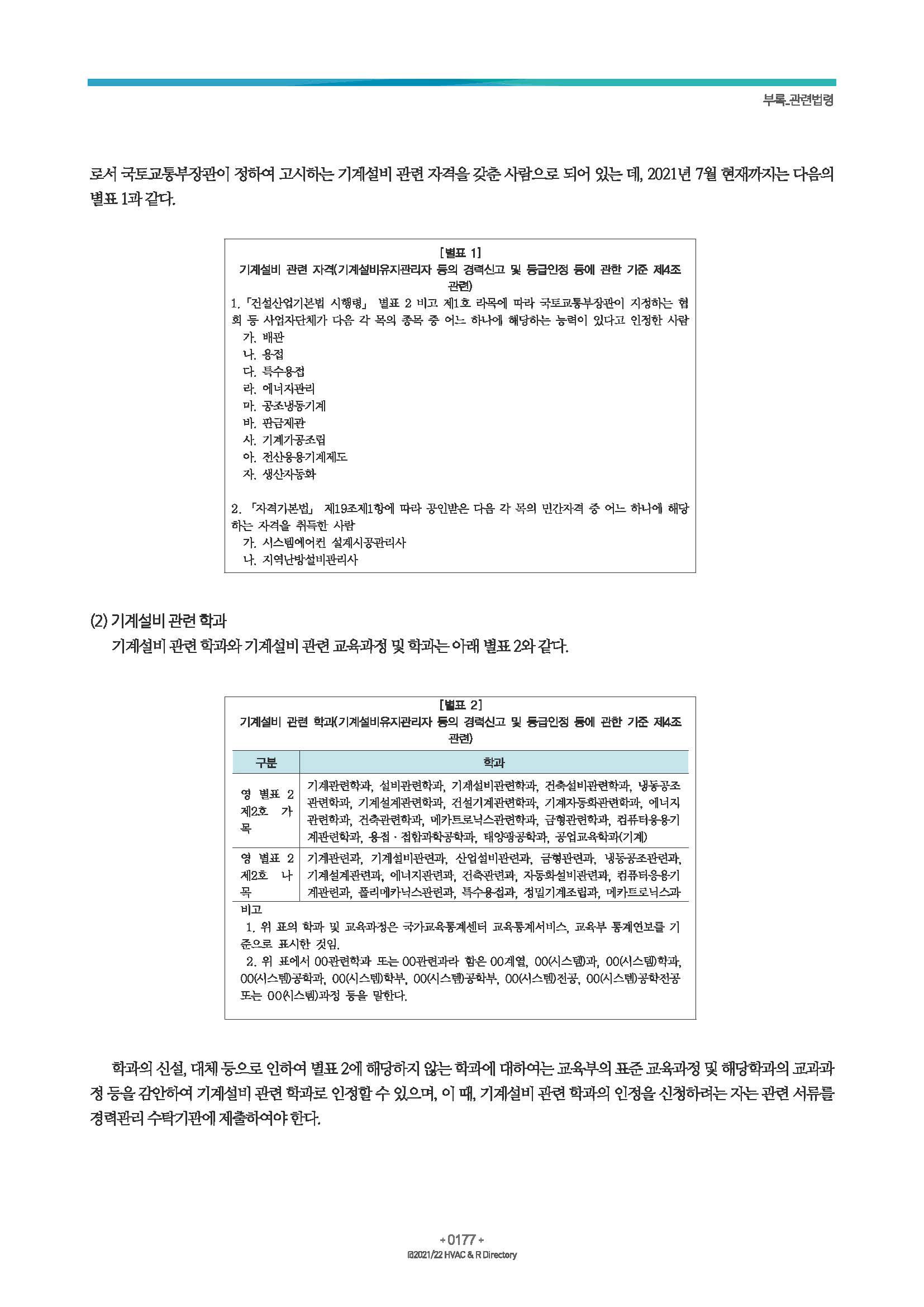 2023/24 한국냉난방공조총람 공문용 183페이지