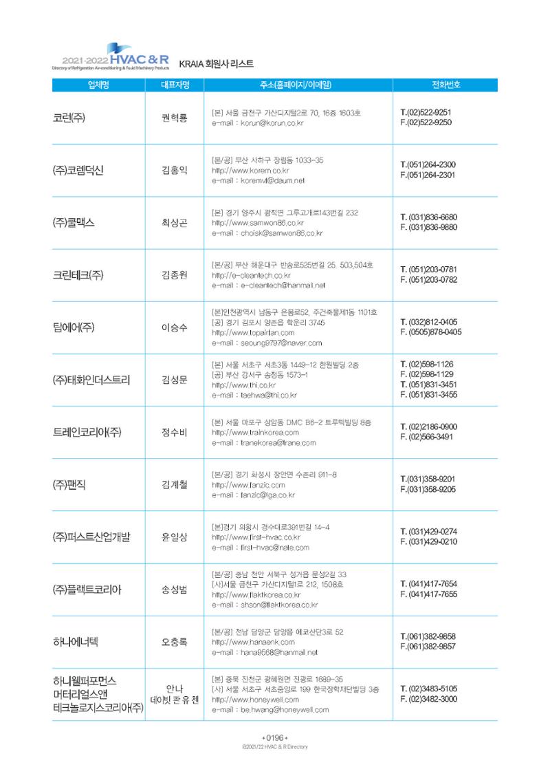 2023/24 한국냉난방공조총람 공문용 202페이지