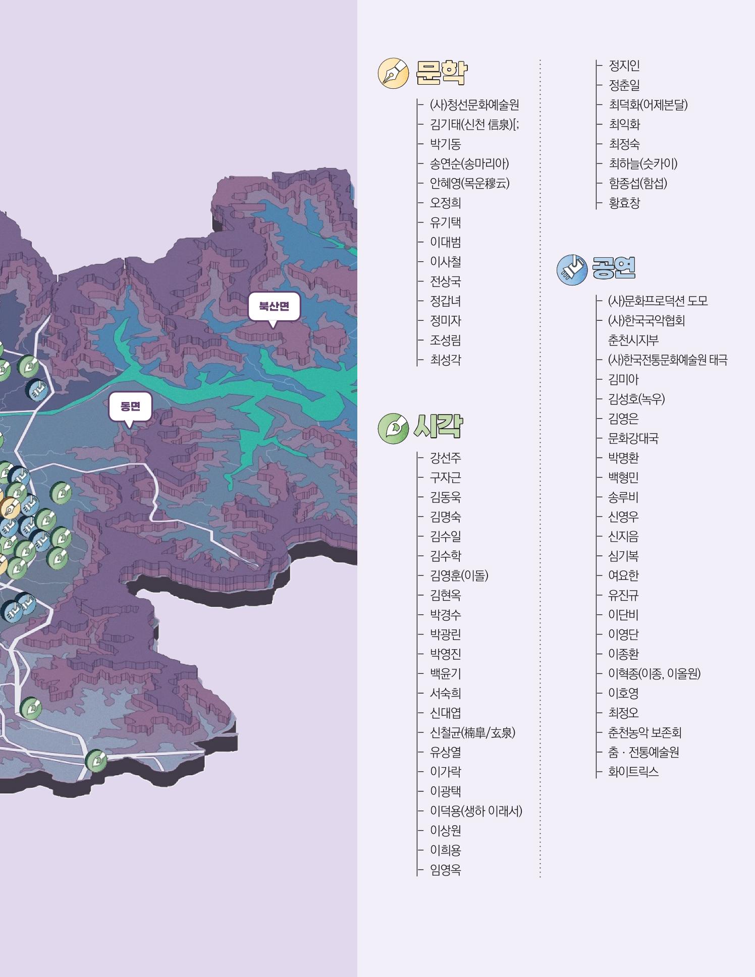 춘천예술인지도 127페이지