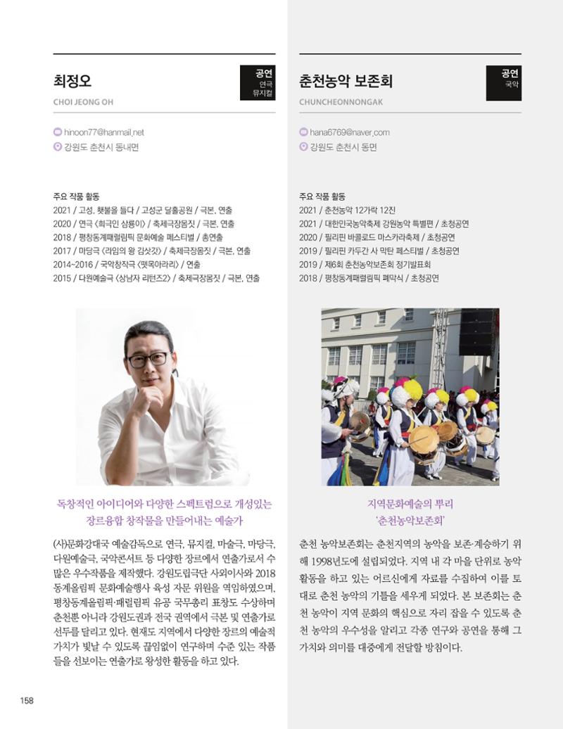 춘천예술인지도 160페이지