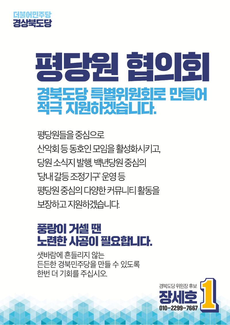 장세호 더불어민주당 경상북도당 위원장후보 3페이지