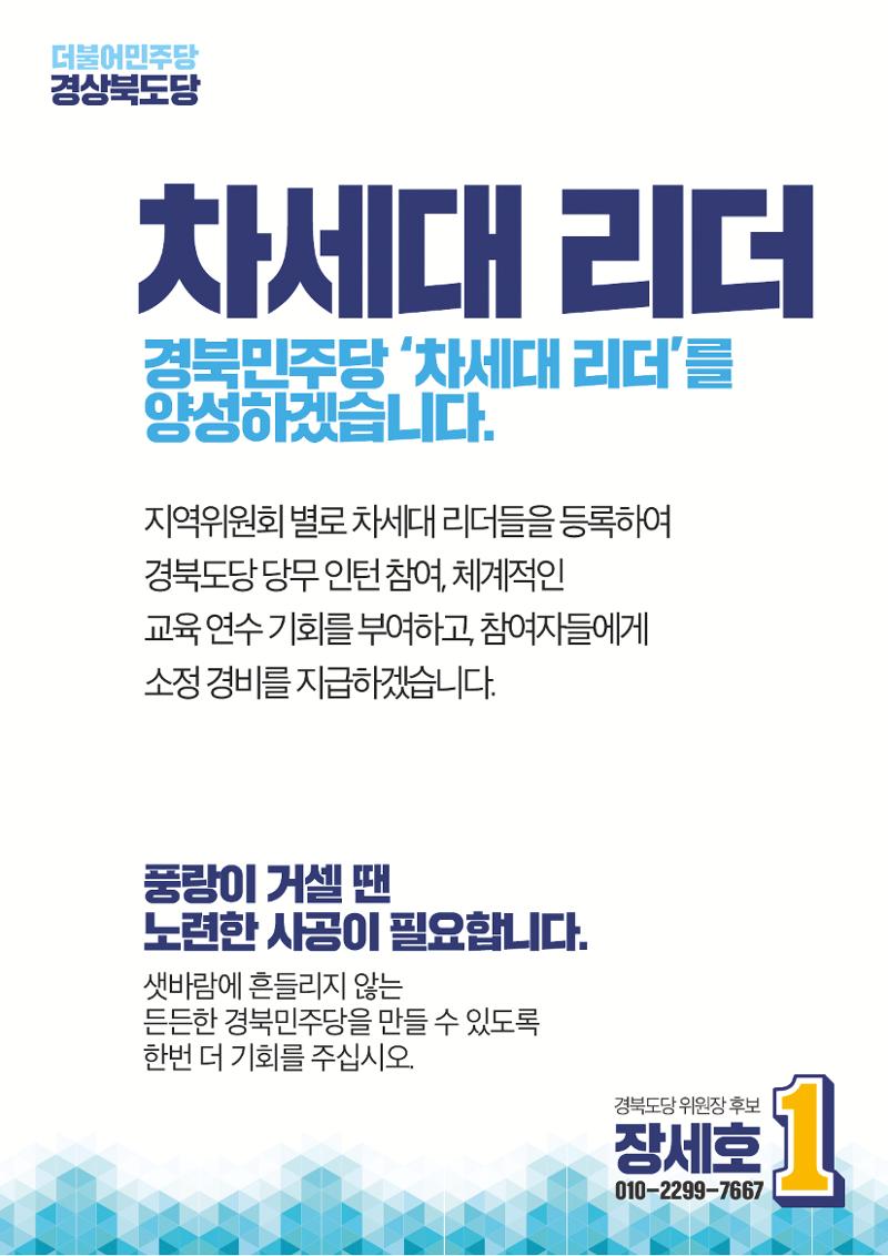 장세호 더불어민주당 경상북도당 위원장후보 4페이지