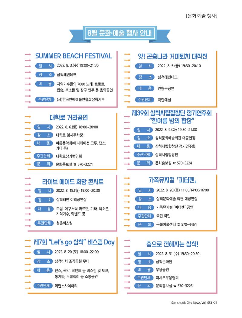 2022년 8월 삼척 시정소식지 25페이지