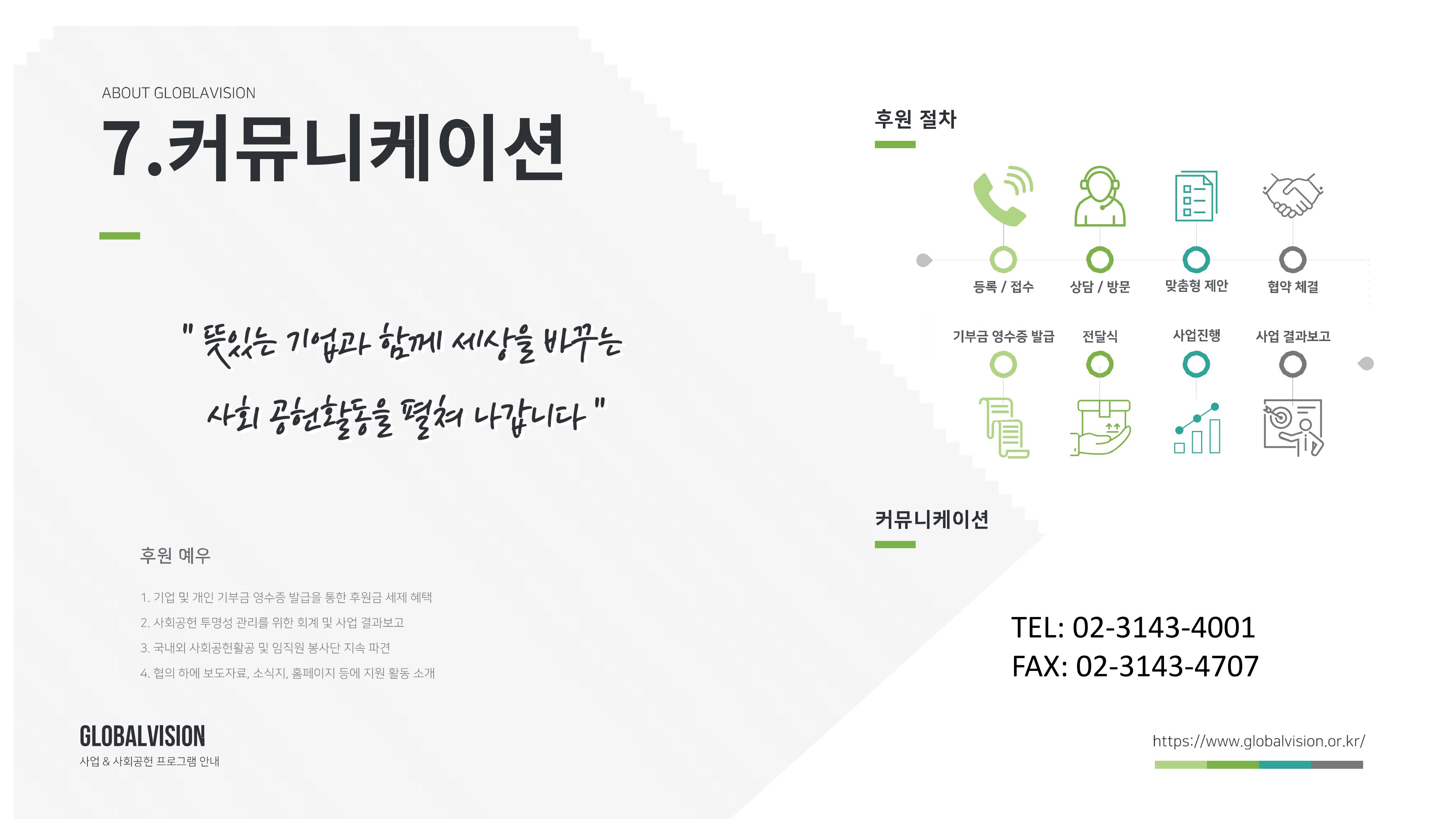 글로벌비전 기관소개서 16페이지
