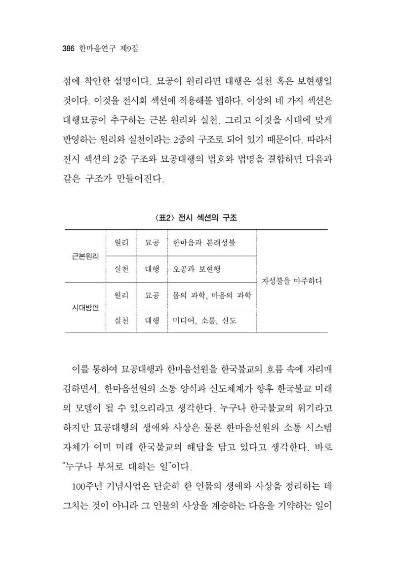 한마음연구 9집 386페이지