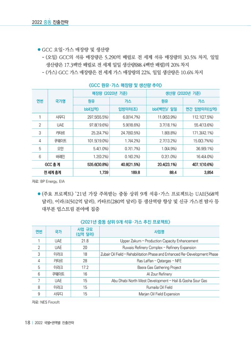 2022 중동 진출전략 20페이지