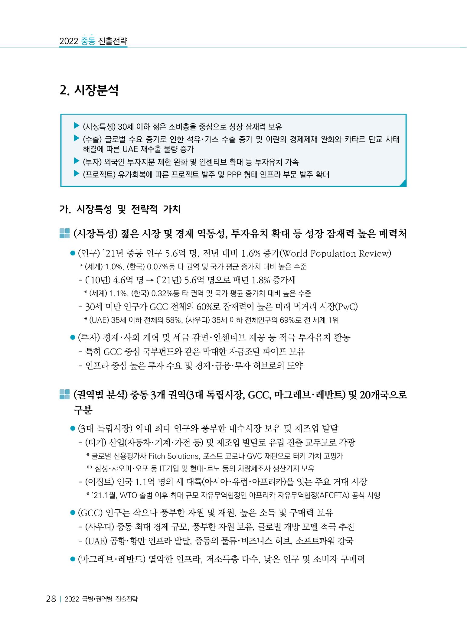 2022 중동 진출전략 30페이지