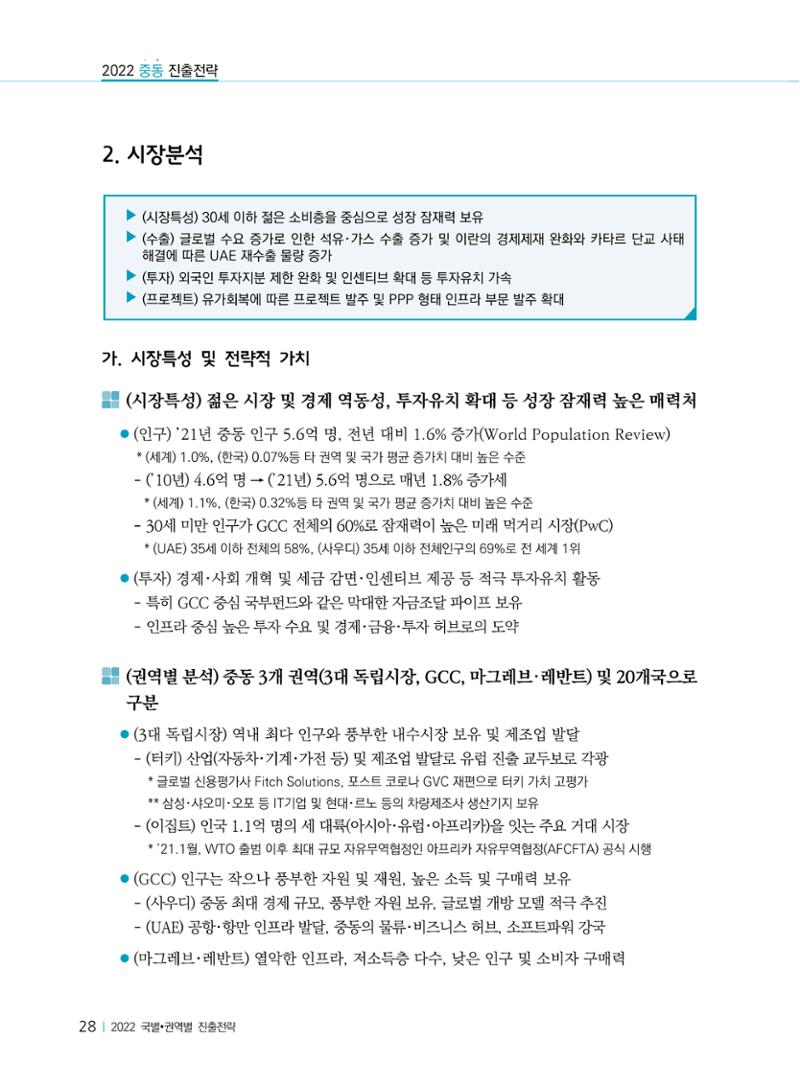 2022 중동 진출전략 30페이지