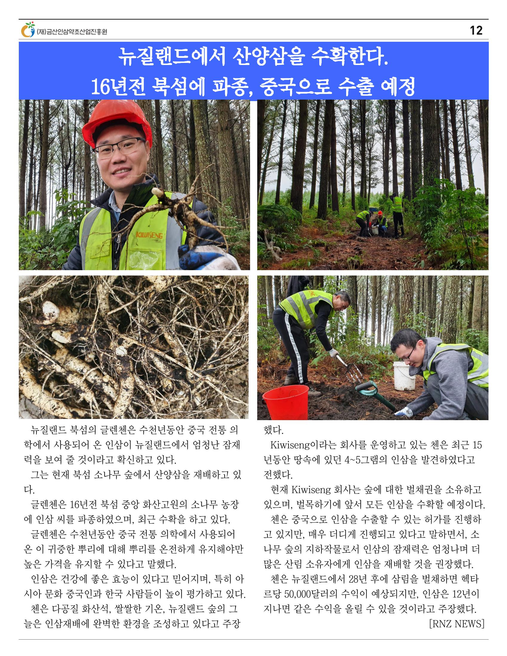 [금산이 뿌리입니다] 금산인삼소식지 9월호 12페이지