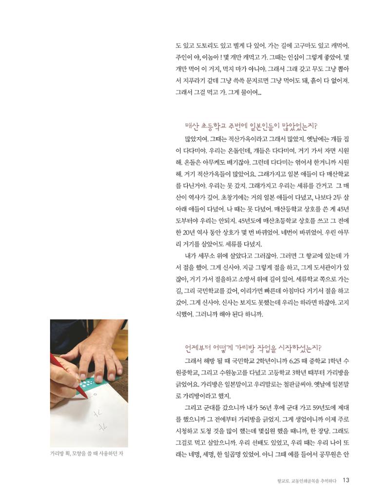 향교로, 수원 교동인쇄골목을 추억하다 2020 15페이지