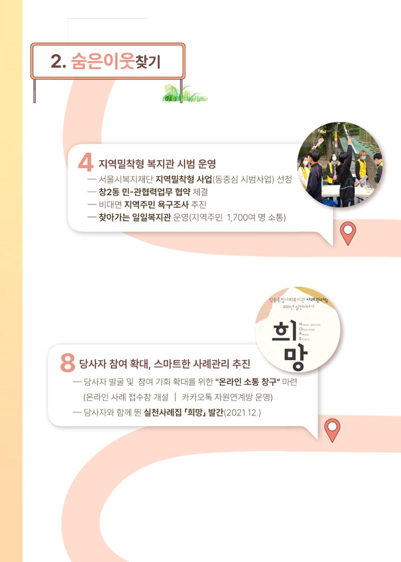 2021 창동종합사회복지관 연차보고서 18페이지