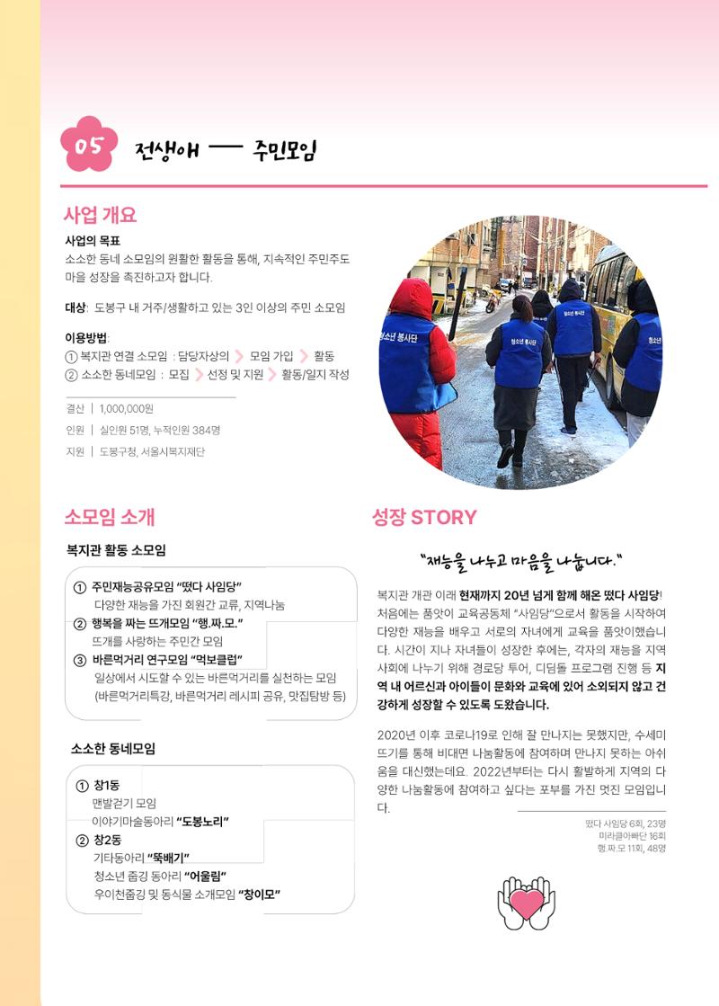 2021 창동종합사회복지관 연차보고서 62페이지