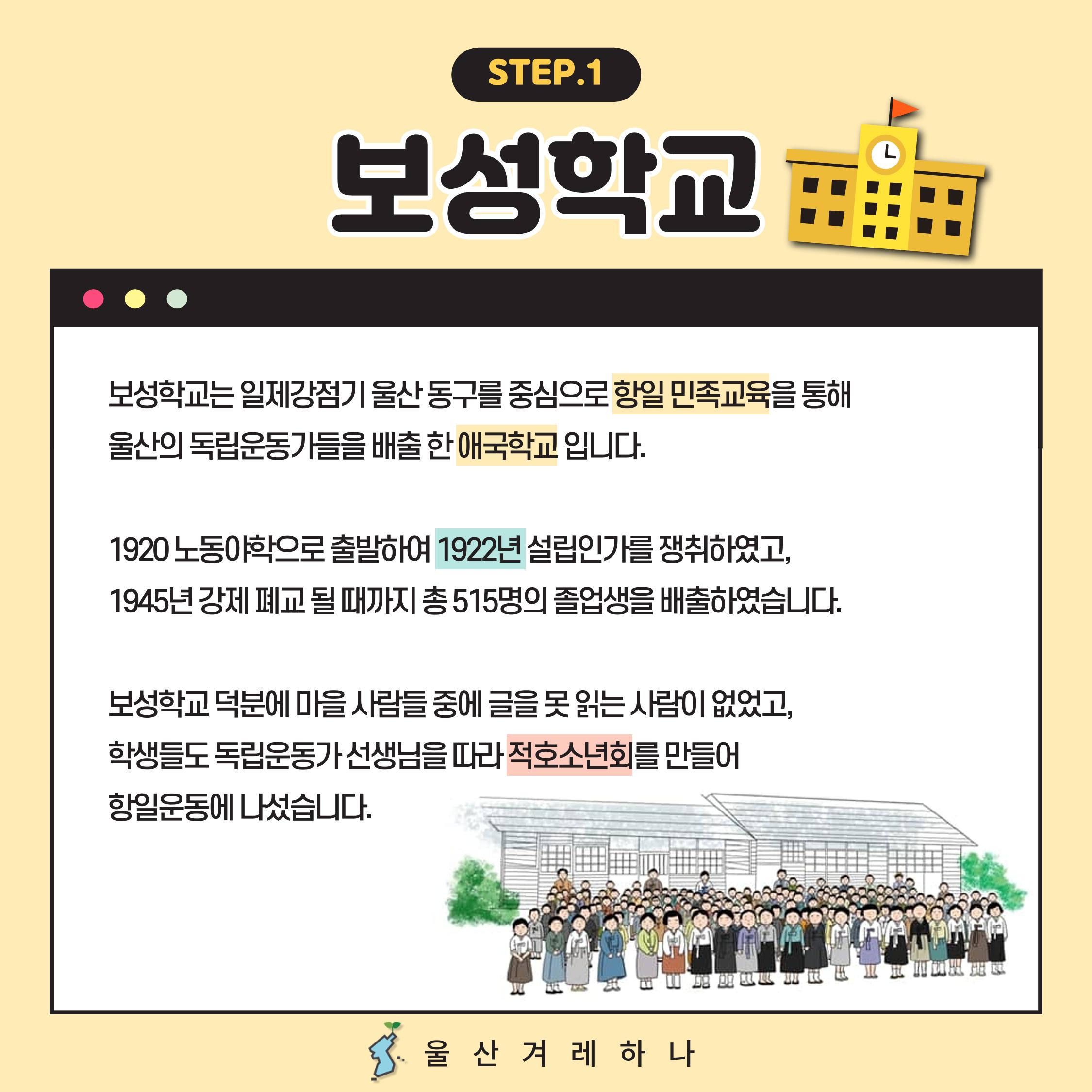 항일민족 보성학교를 소개합니다! 2페이지