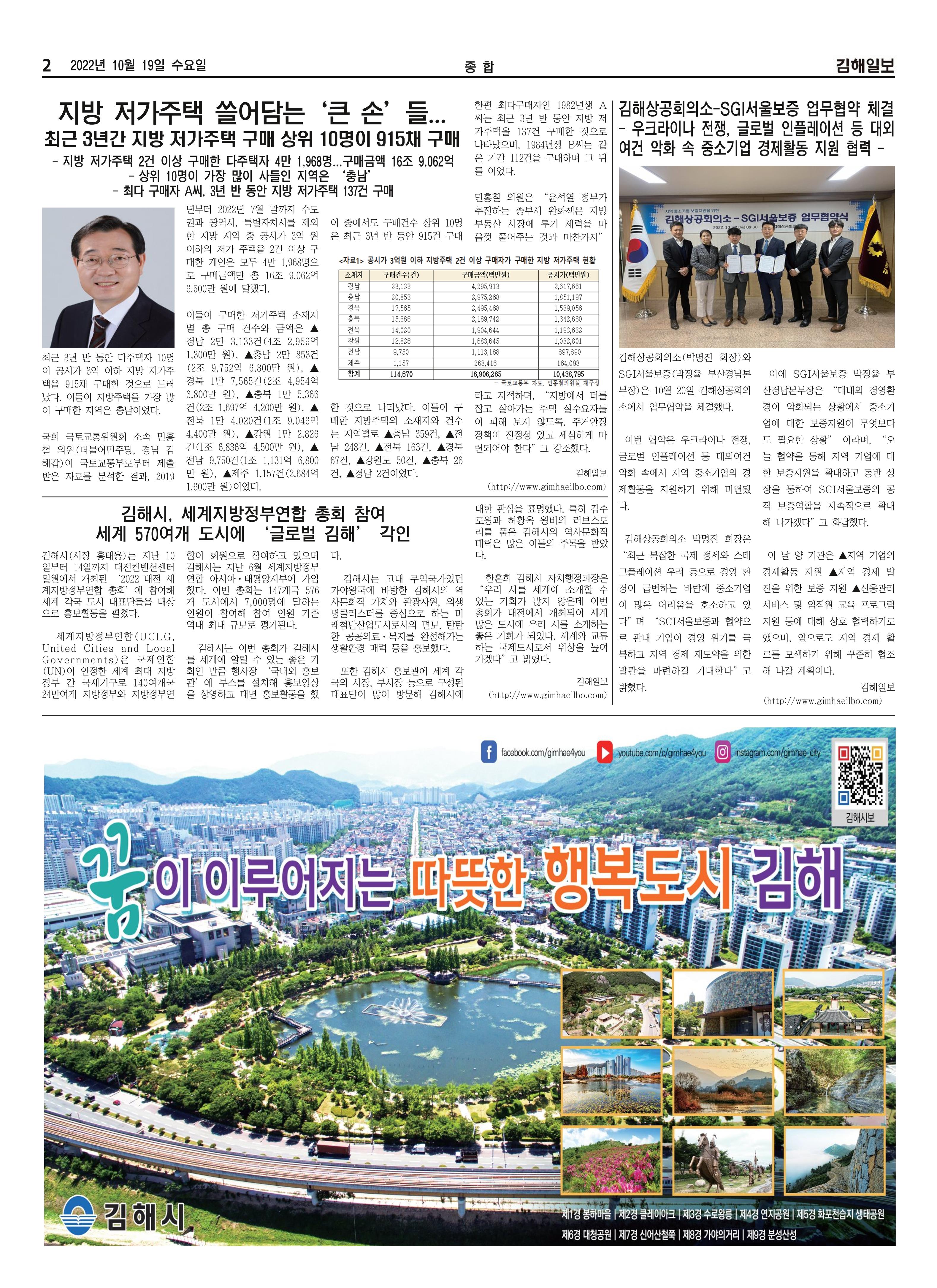 김해일보224호[2022-10-19] 2페이지