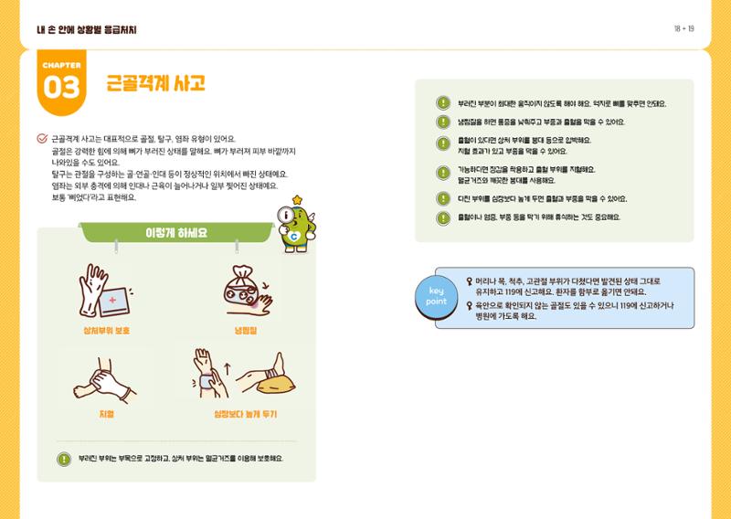 내손안에 상황별 응급처치 11페이지