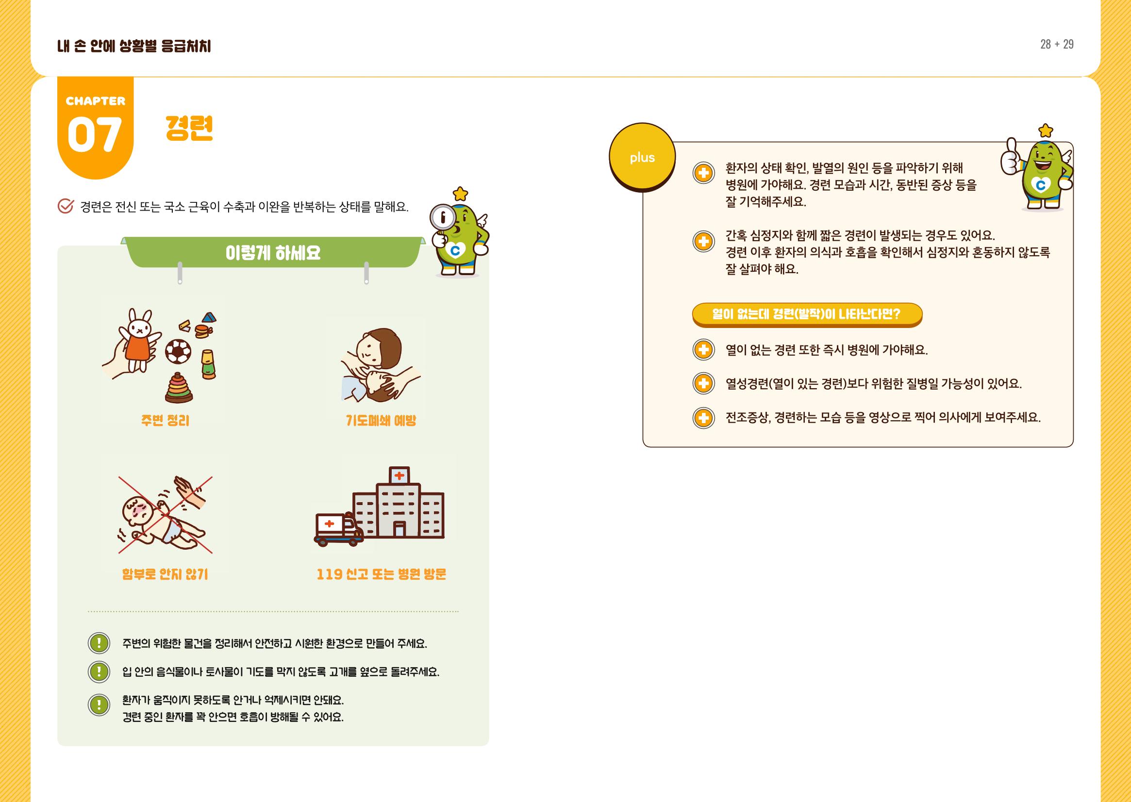 내손안에 상황별 응급처치 16페이지