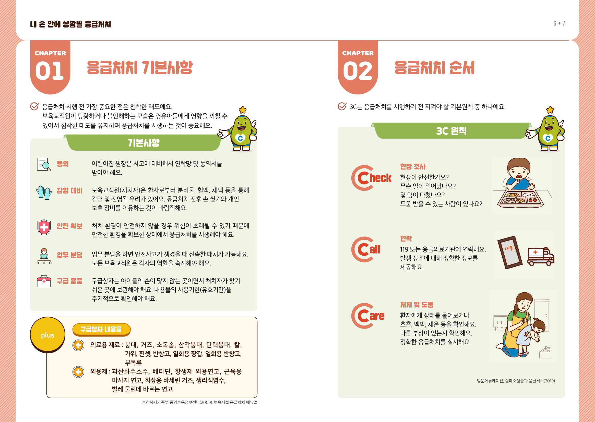 내손안에 상황별 응급처치 5페이지