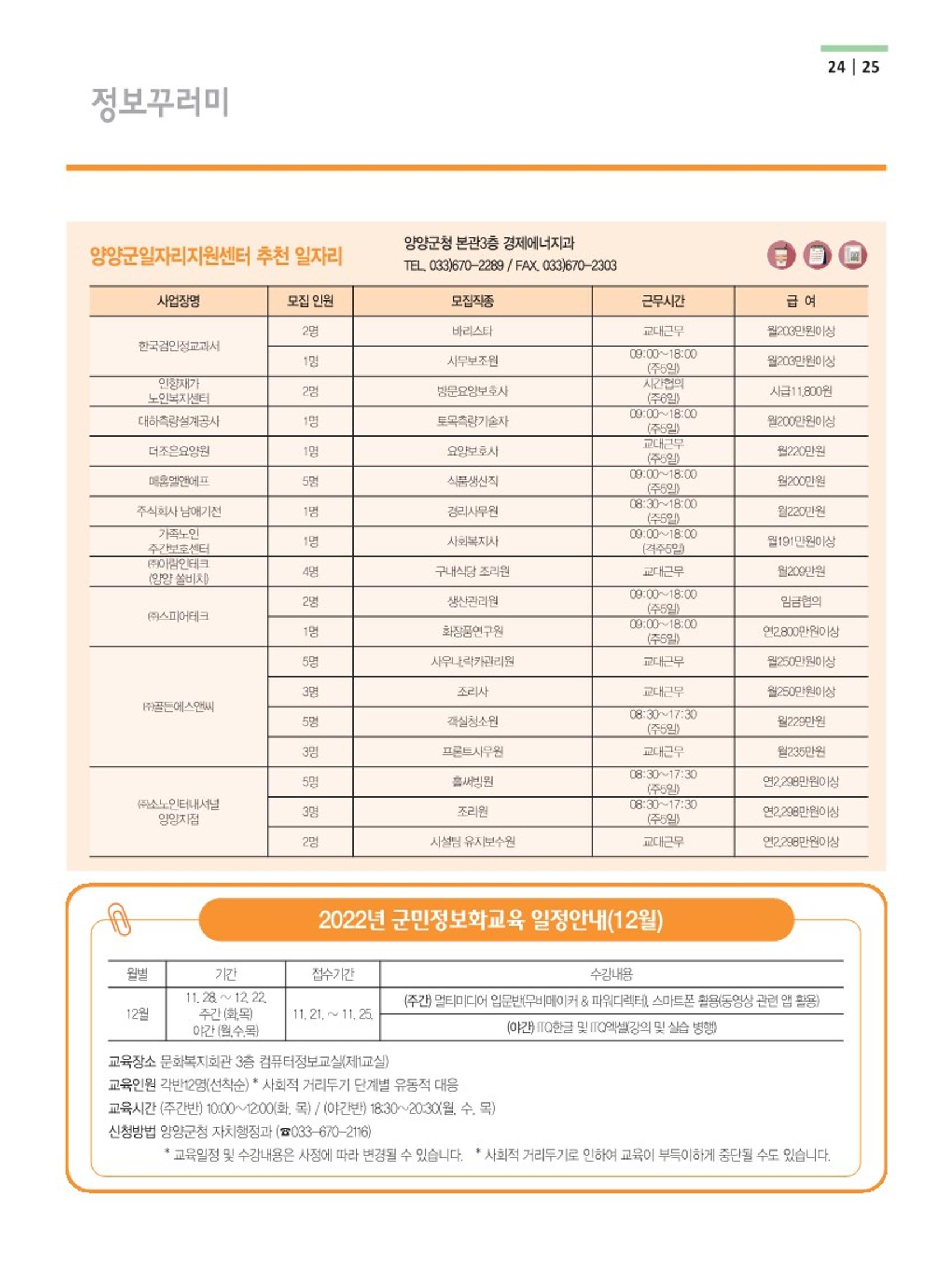 양양소식지 2022.11월호 25페이지