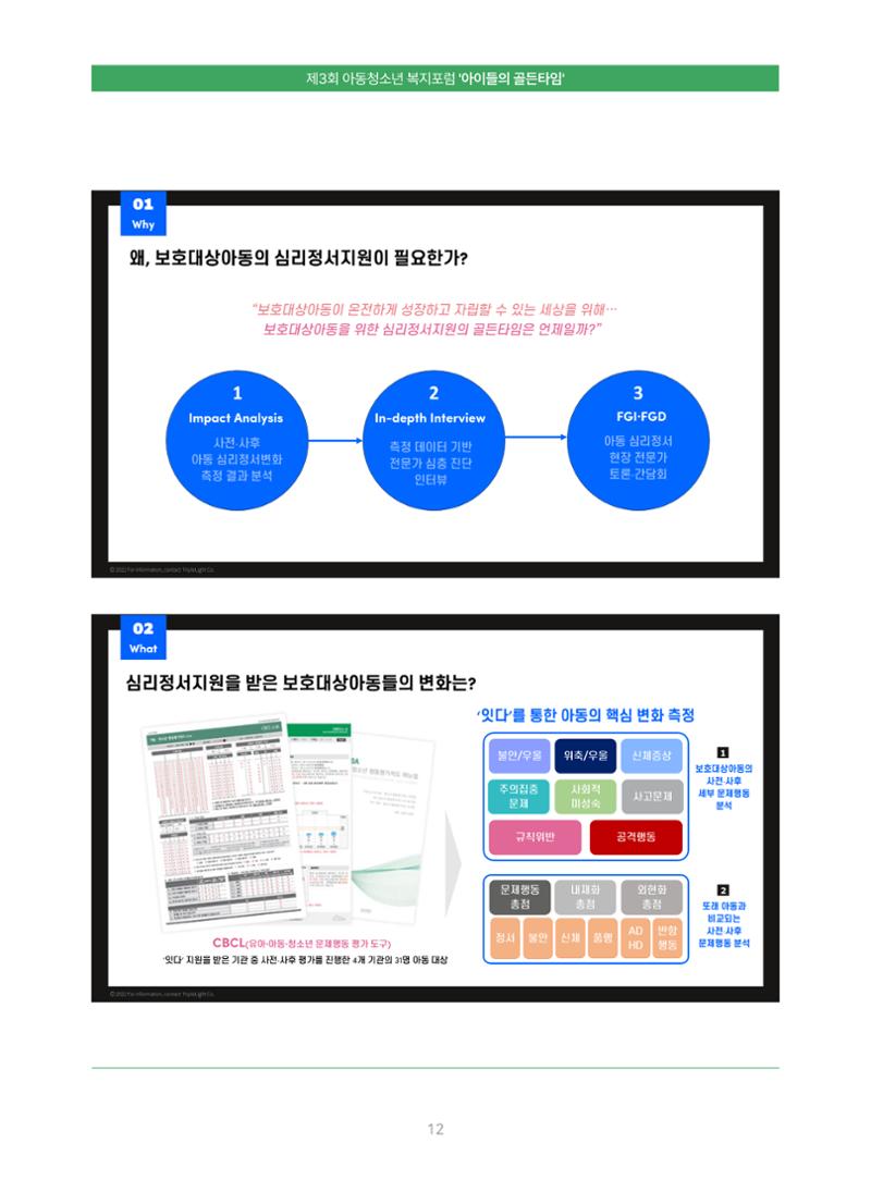 2022 기아대책 포럼 책자 12페이지