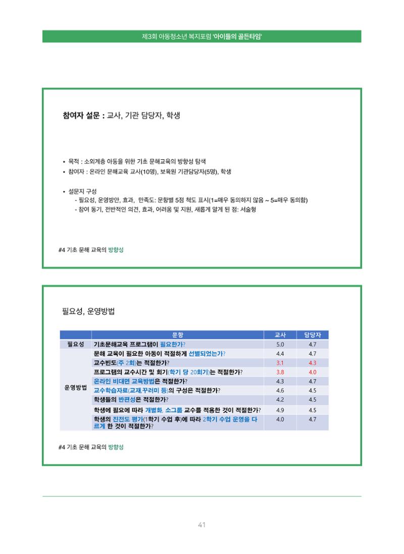 2022 기아대책 포럼 책자 41페이지
