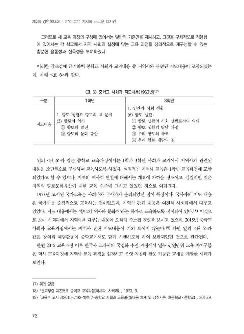 제5회 강원학대회 5분과 70페이지