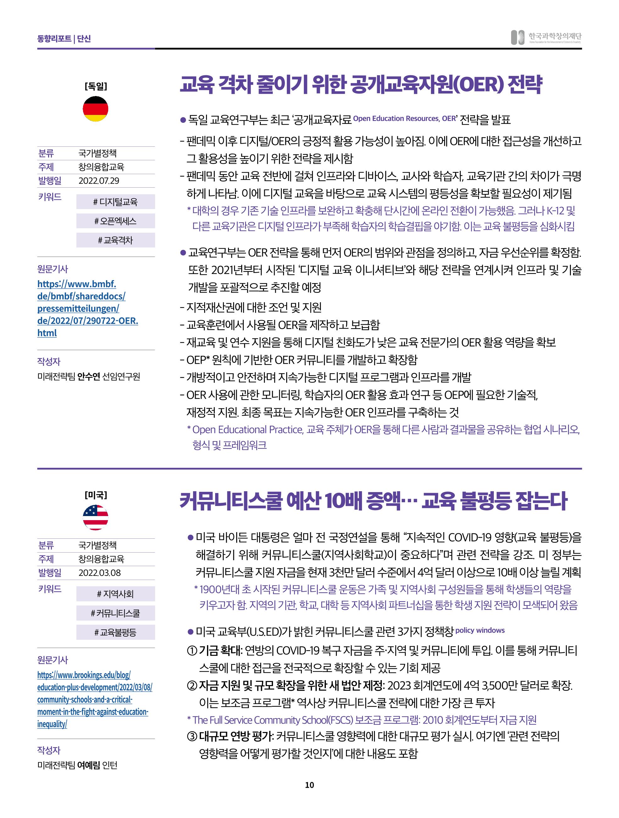 정책지원 뉴스레터 SNS-View 2022-10월호 10페이지