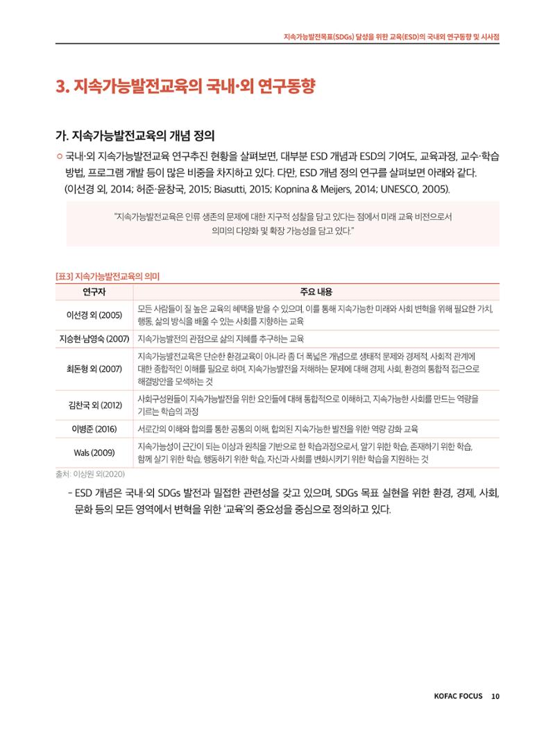 56호 코팩포커스 지속가능발전과 지속가능교육  10페이지