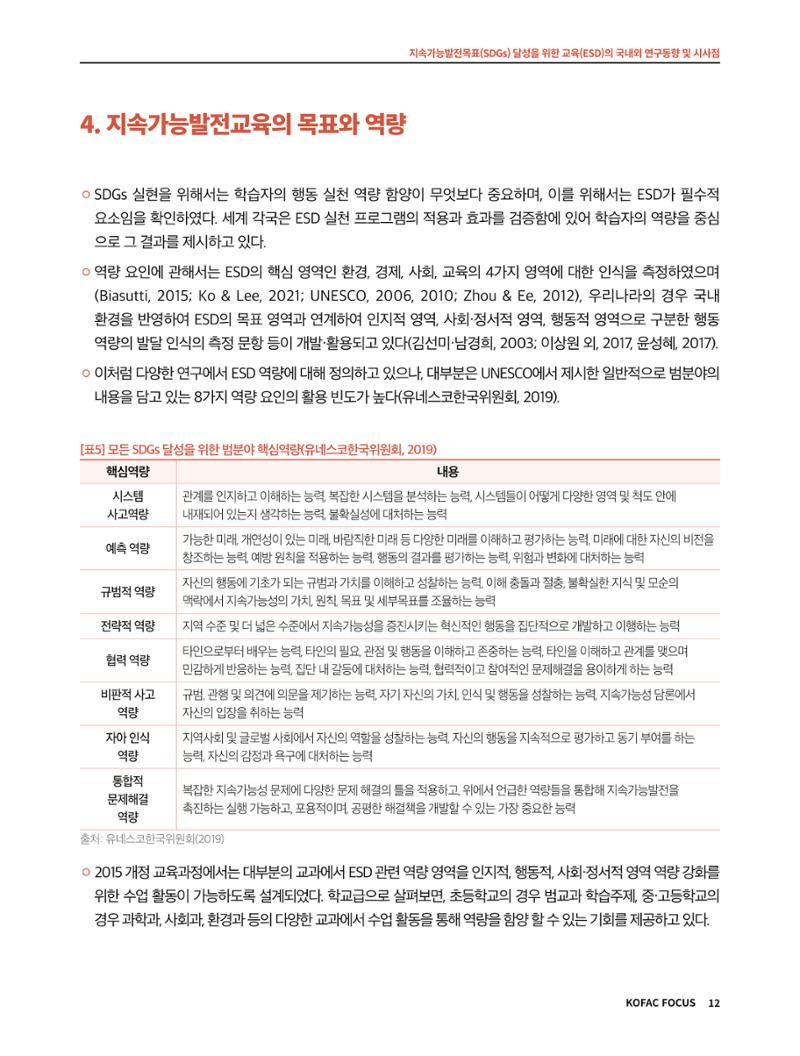 56호 코팩포커스 지속가능발전과 지속가능교육  12페이지