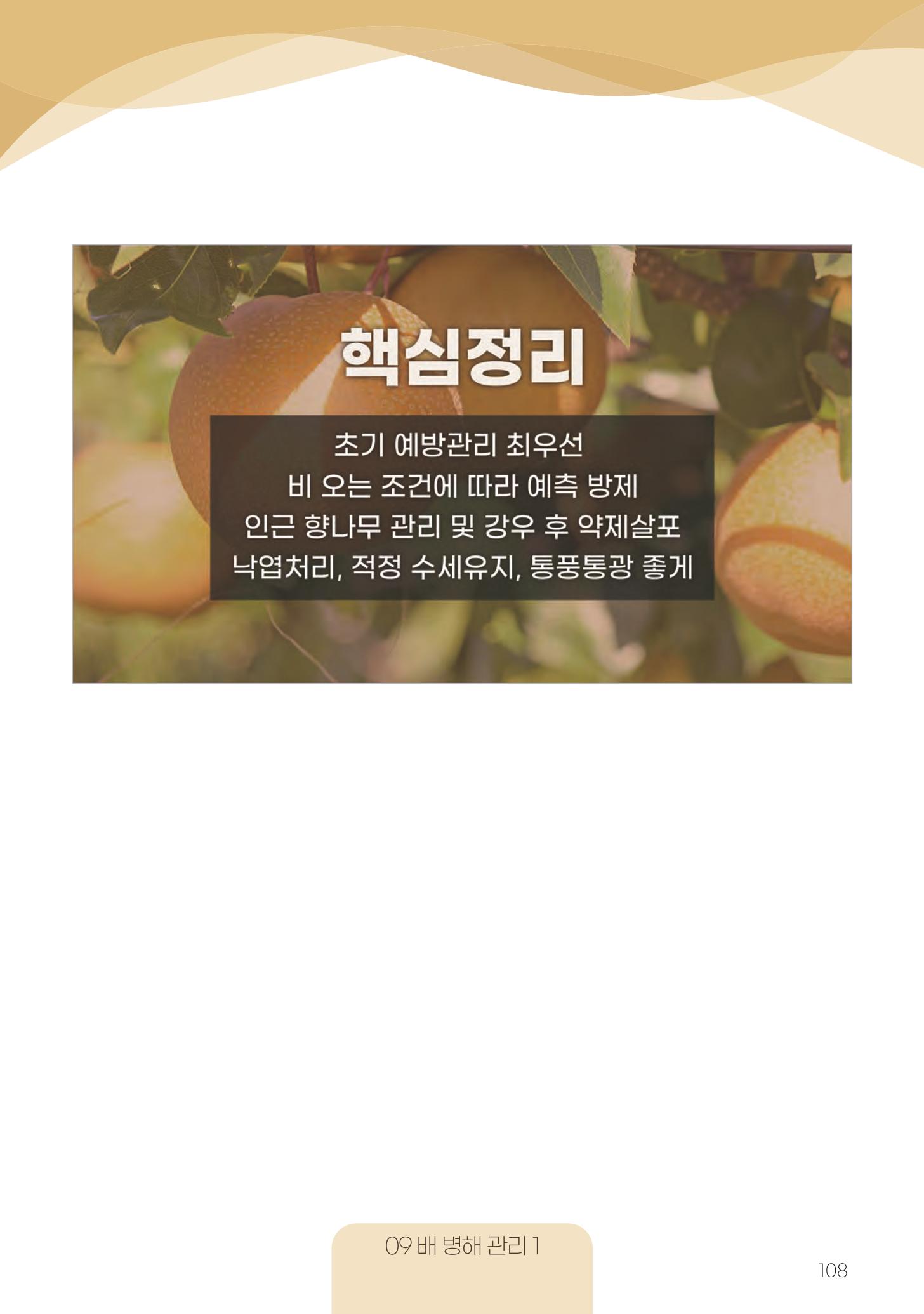 고품질 배 생산 및 수출 교육[2022] 108페이지