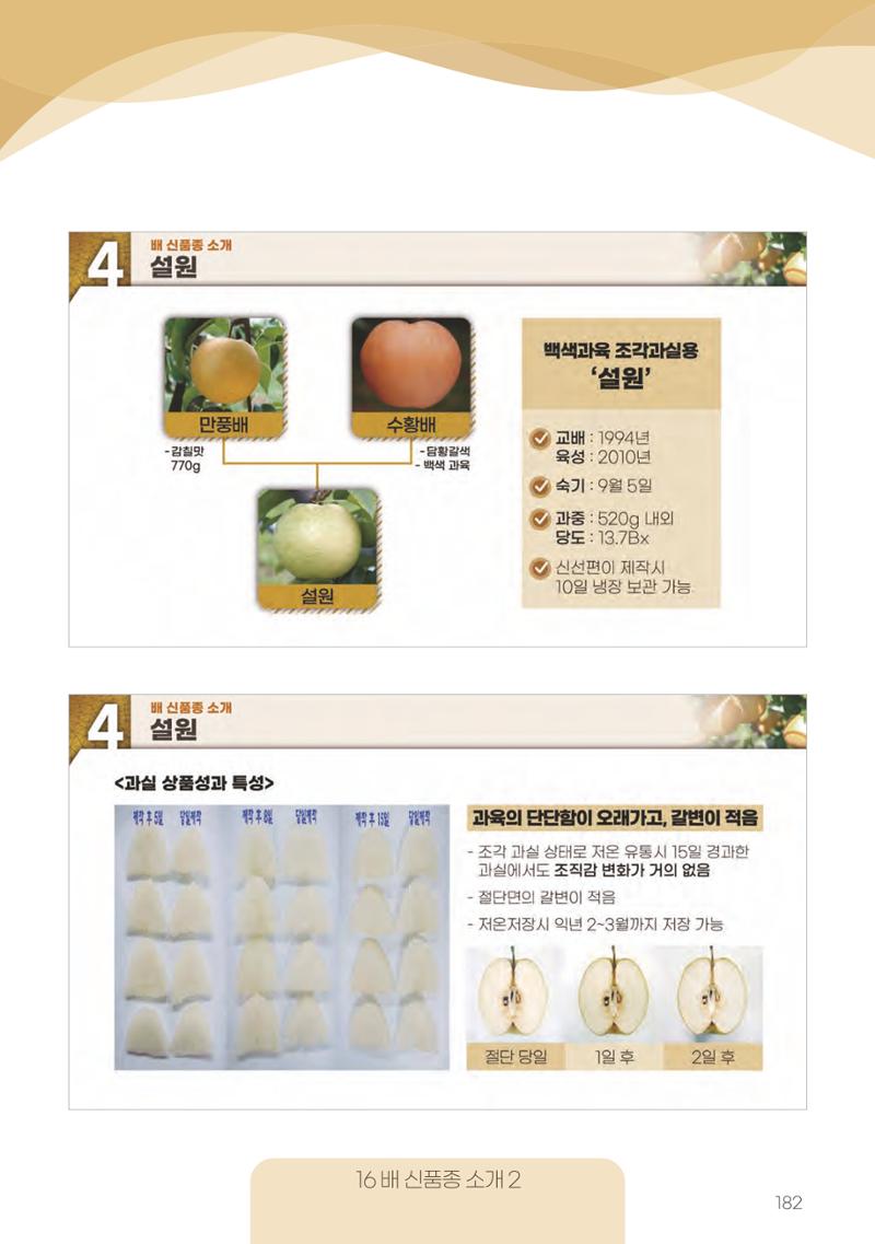 고품질 배 생산 및 수출 교육[2022] 182페이지