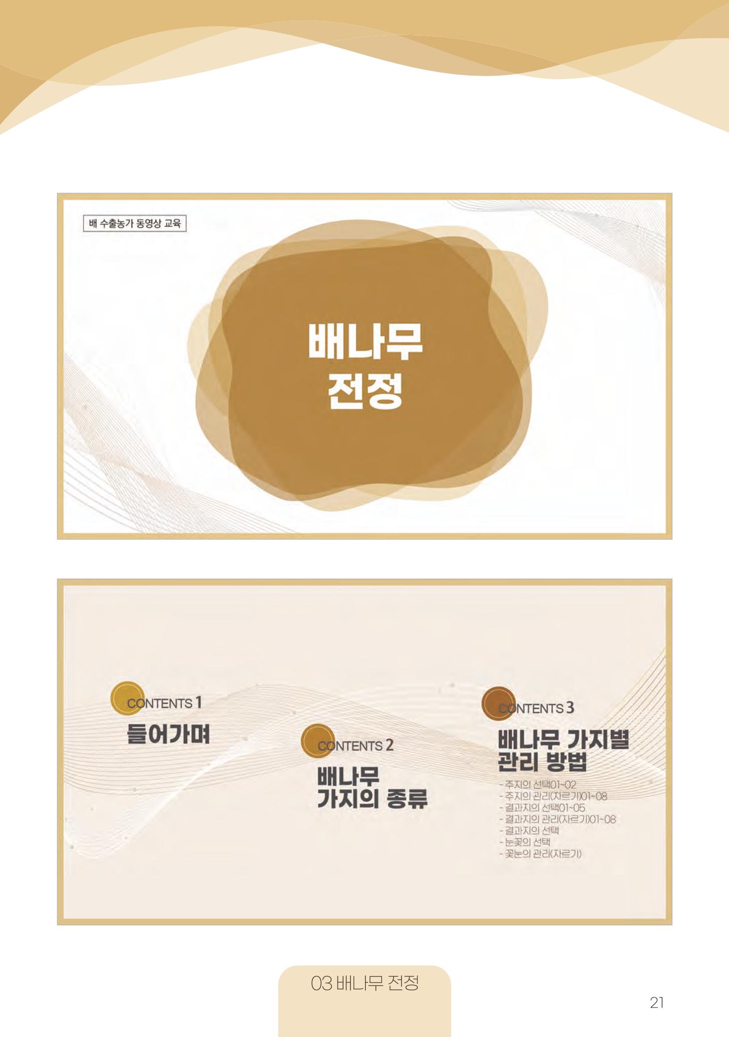 고품질 배 생산 및 수출 교육[2022] 21페이지