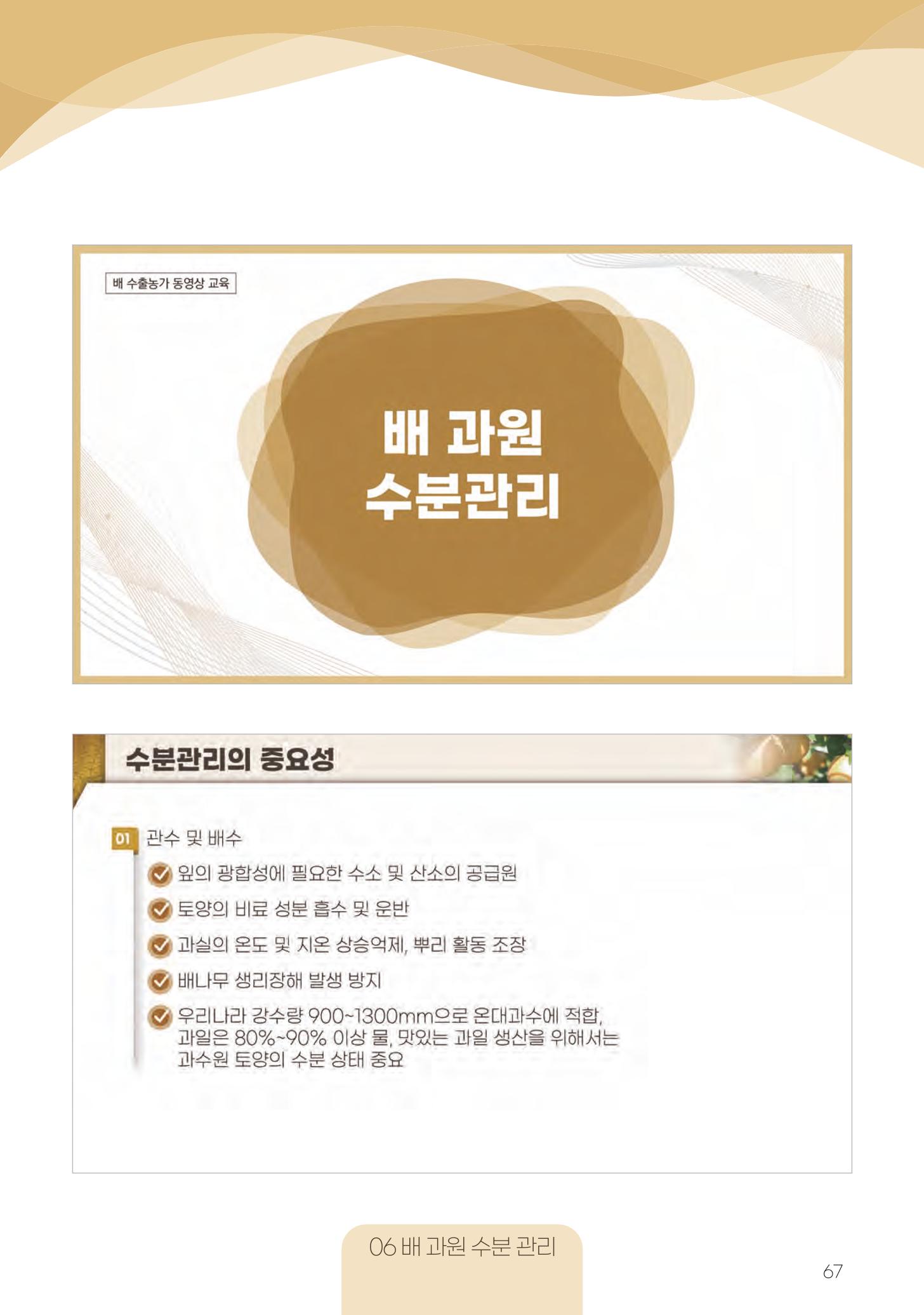 고품질 배 생산 및 수출 교육[2022] 67페이지