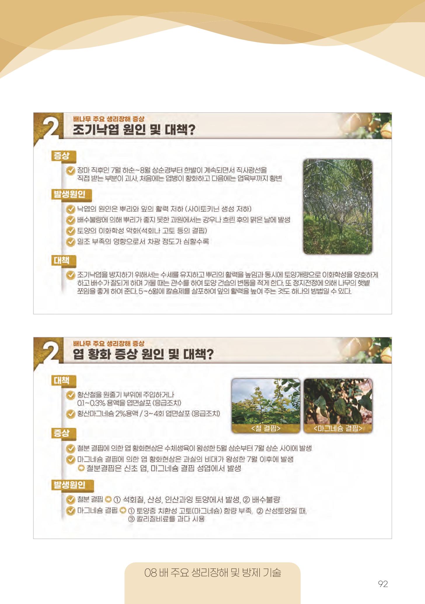 고품질 배 생산 및 수출 교육[2022] 92페이지