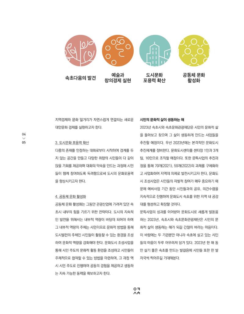 속초 문화특화지역조성사업 소식지 오케이속초 Vol. 15 7페이지