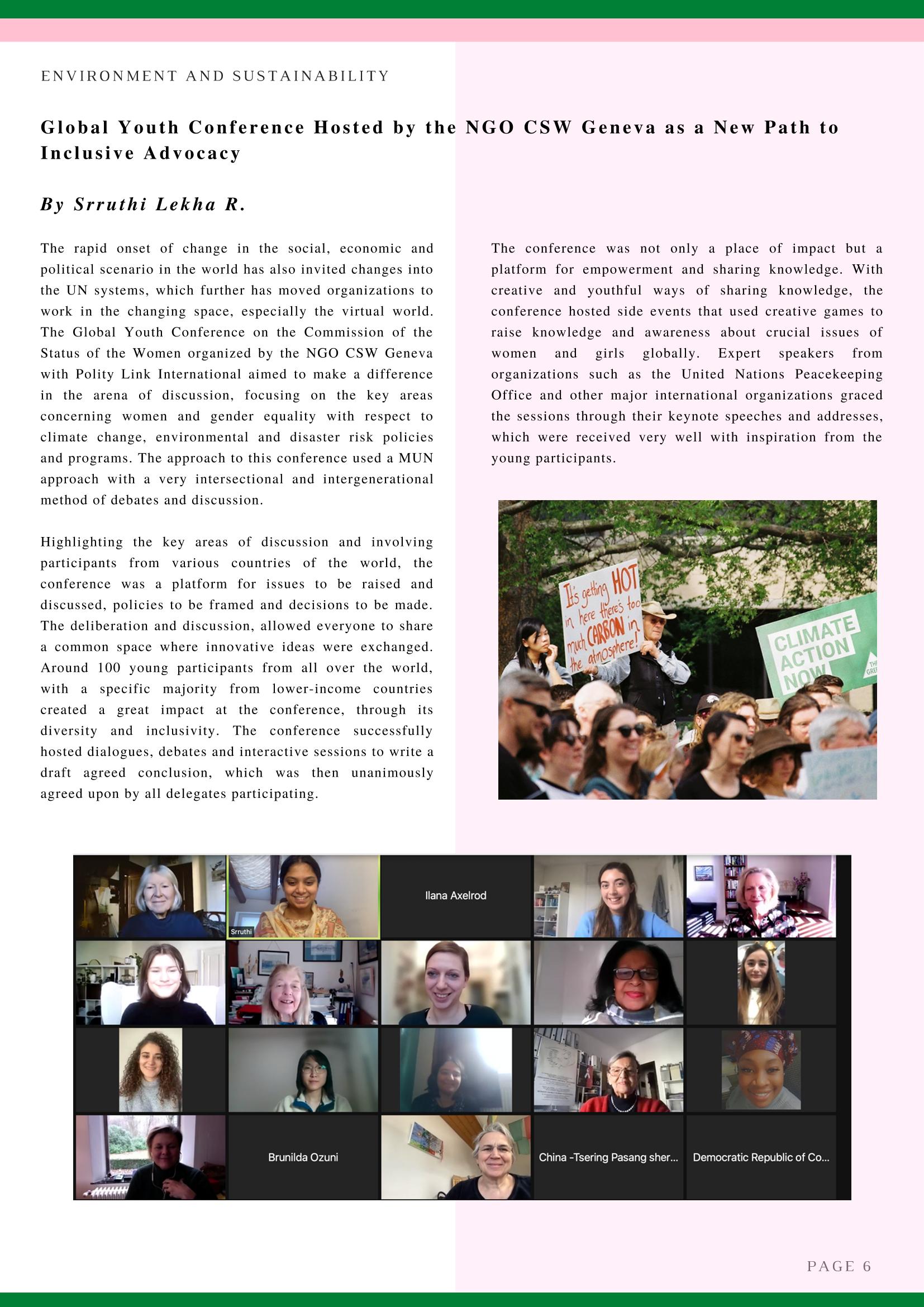 2022년 WFWP 유엔 뉴스레터 #43 6페이지