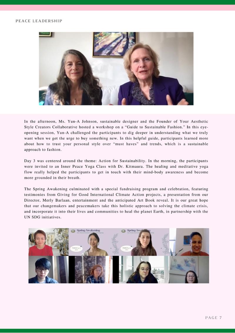 2022년 WFWP 유엔 뉴스레터 #44 7페이지