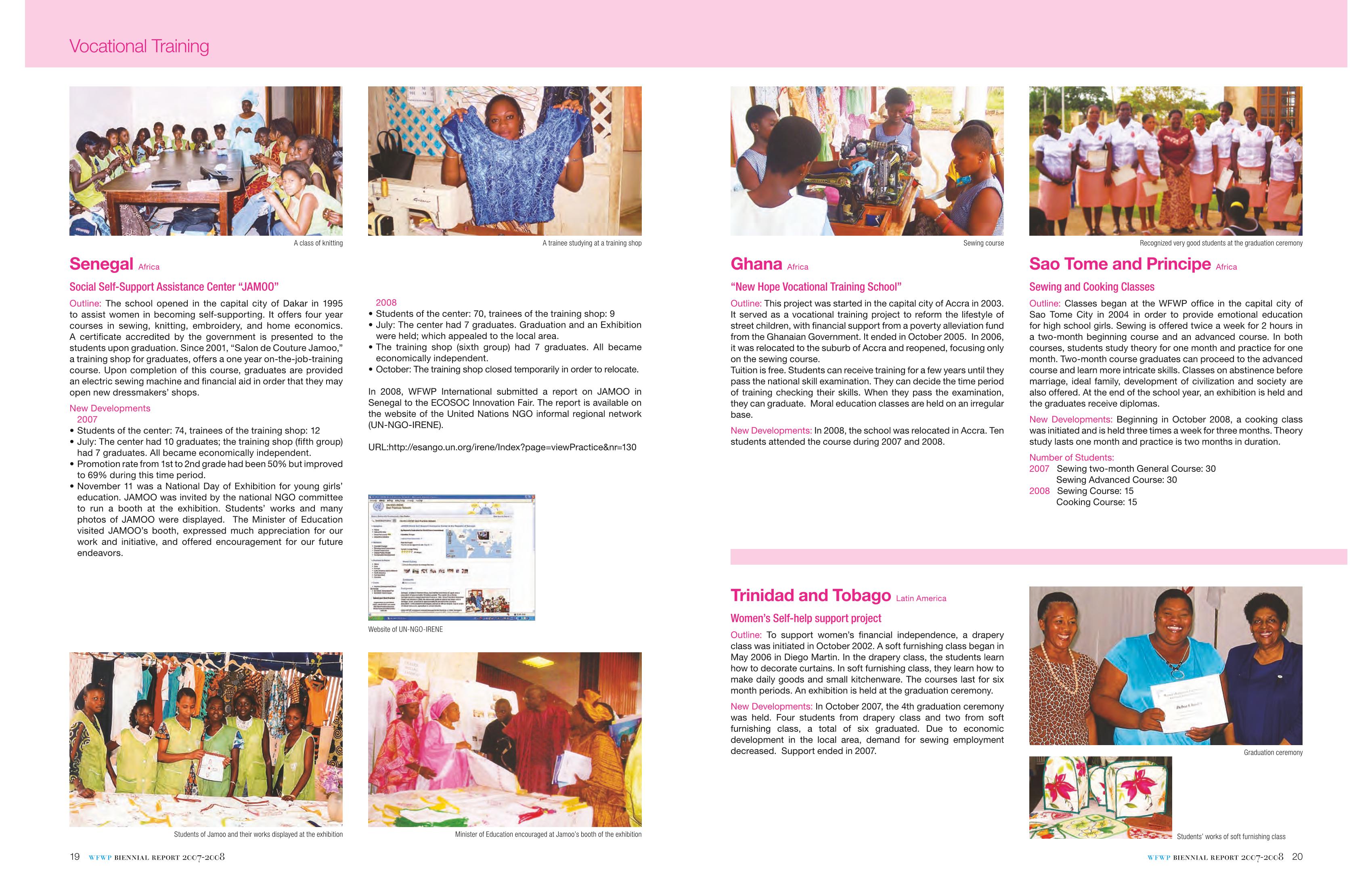 WFWPI Biennial Report(격년보고서) 2007-08 11페이지
