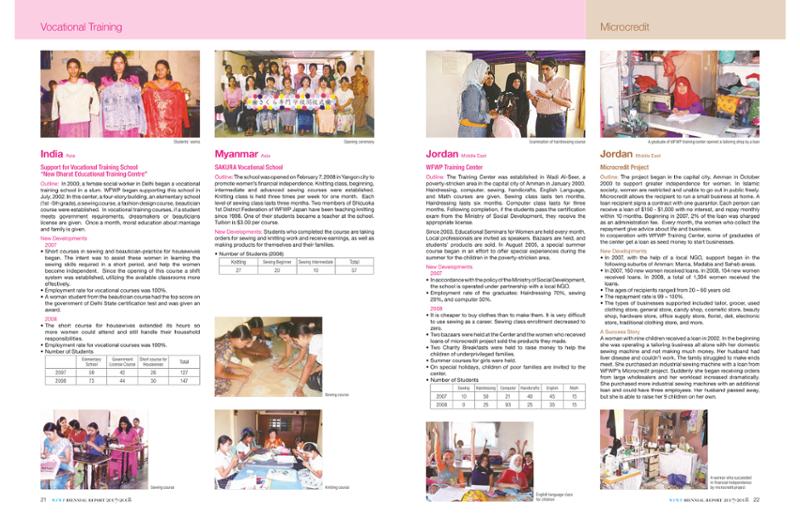 WFWPI Biennial Report(격년보고서) 2007-08 12페이지