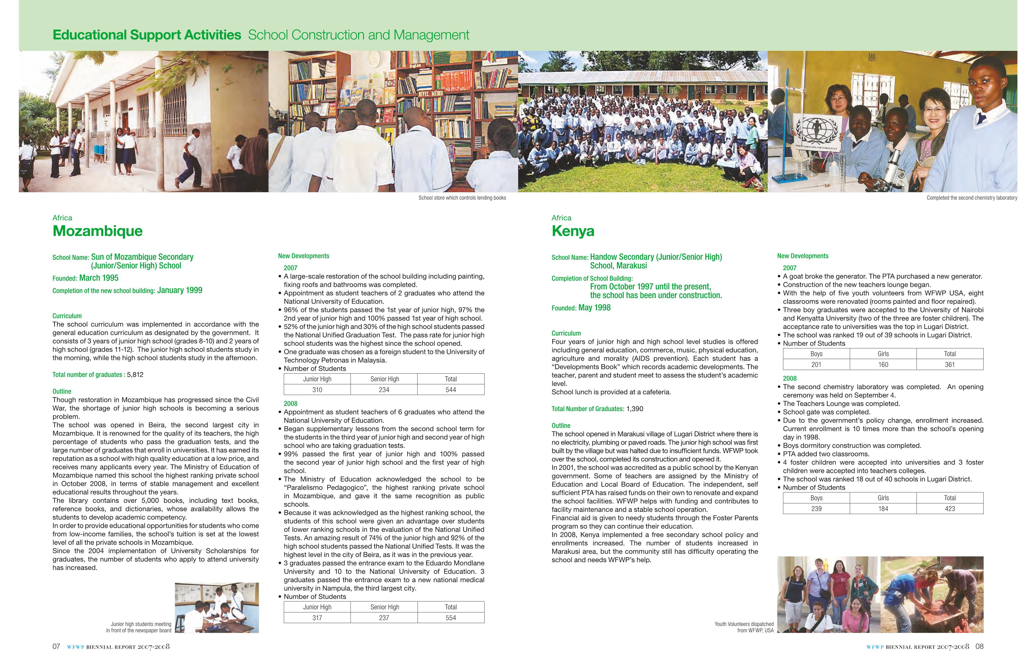 WFWPI Biennial Report(격년보고서) 2007-08 5페이지