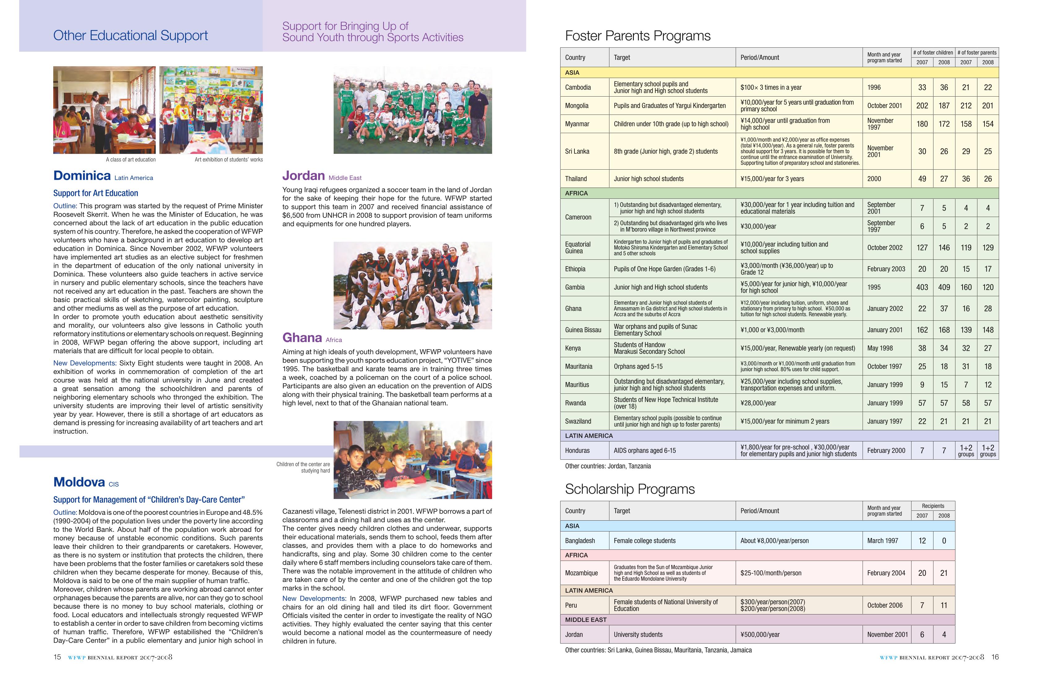 WFWPI Biennial Report(격년보고서) 2007-08 9페이지