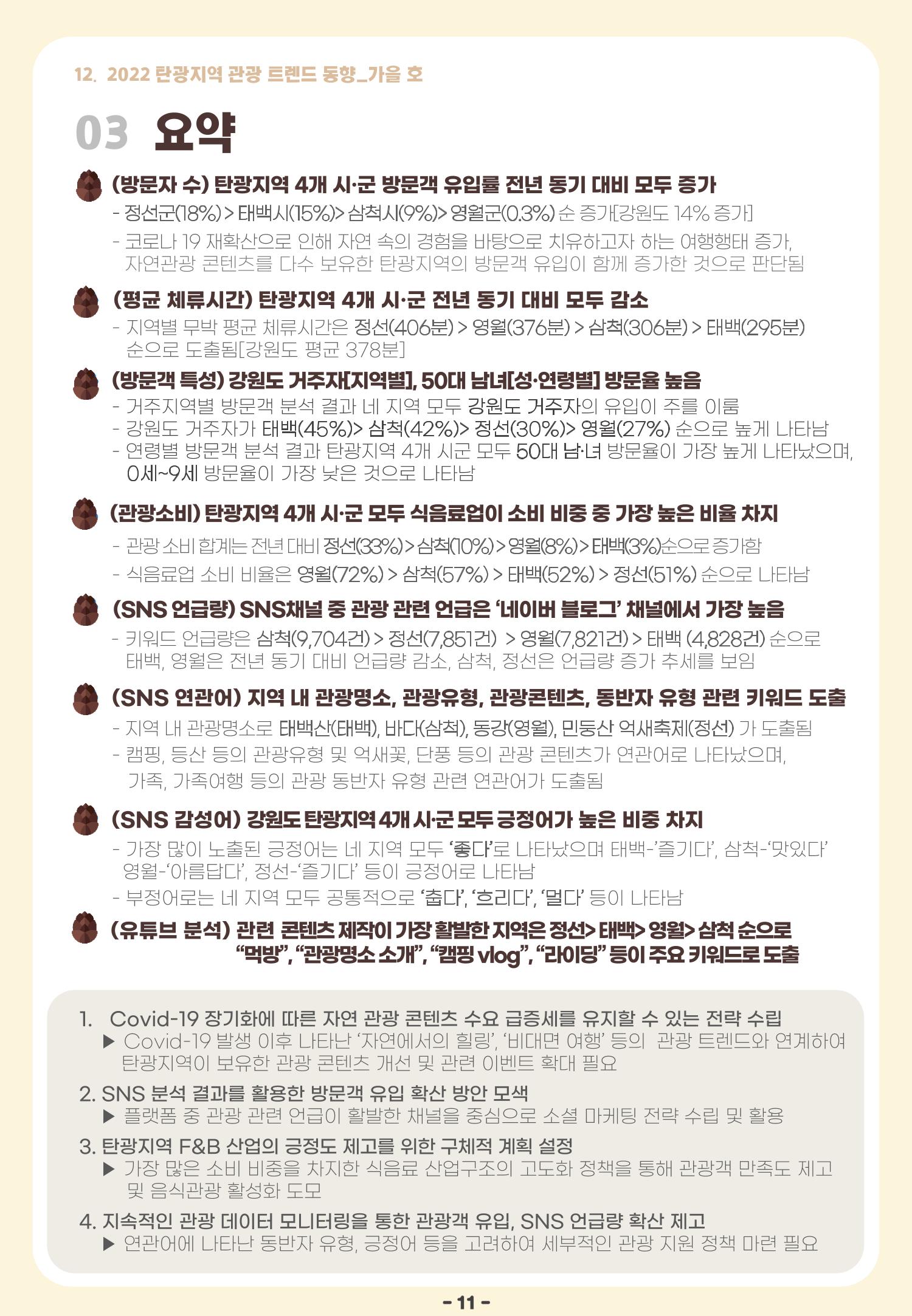 2022 탄광지역 관광 트렌드 동향(가을) 13페이지