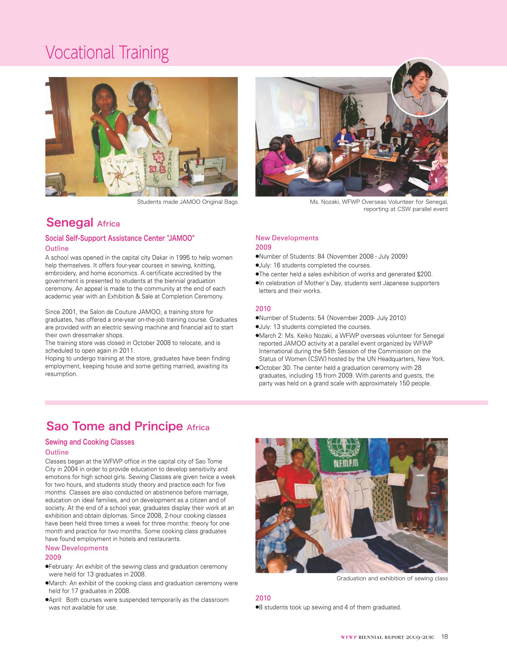 WFWPI Biennial Report(격년보고서) 2009-10 19페이지