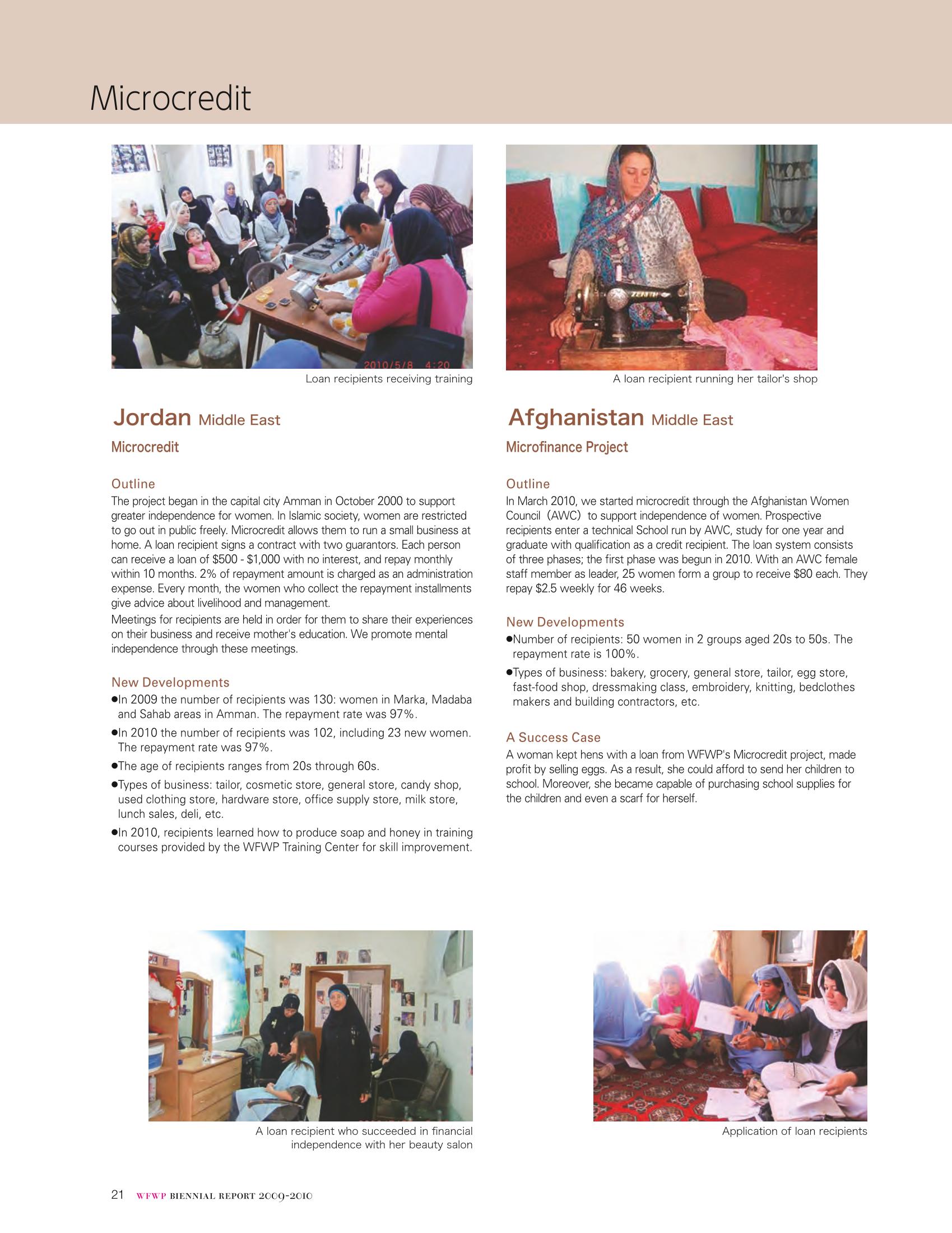 WFWPI Biennial Report(격년보고서) 2009-10 22페이지