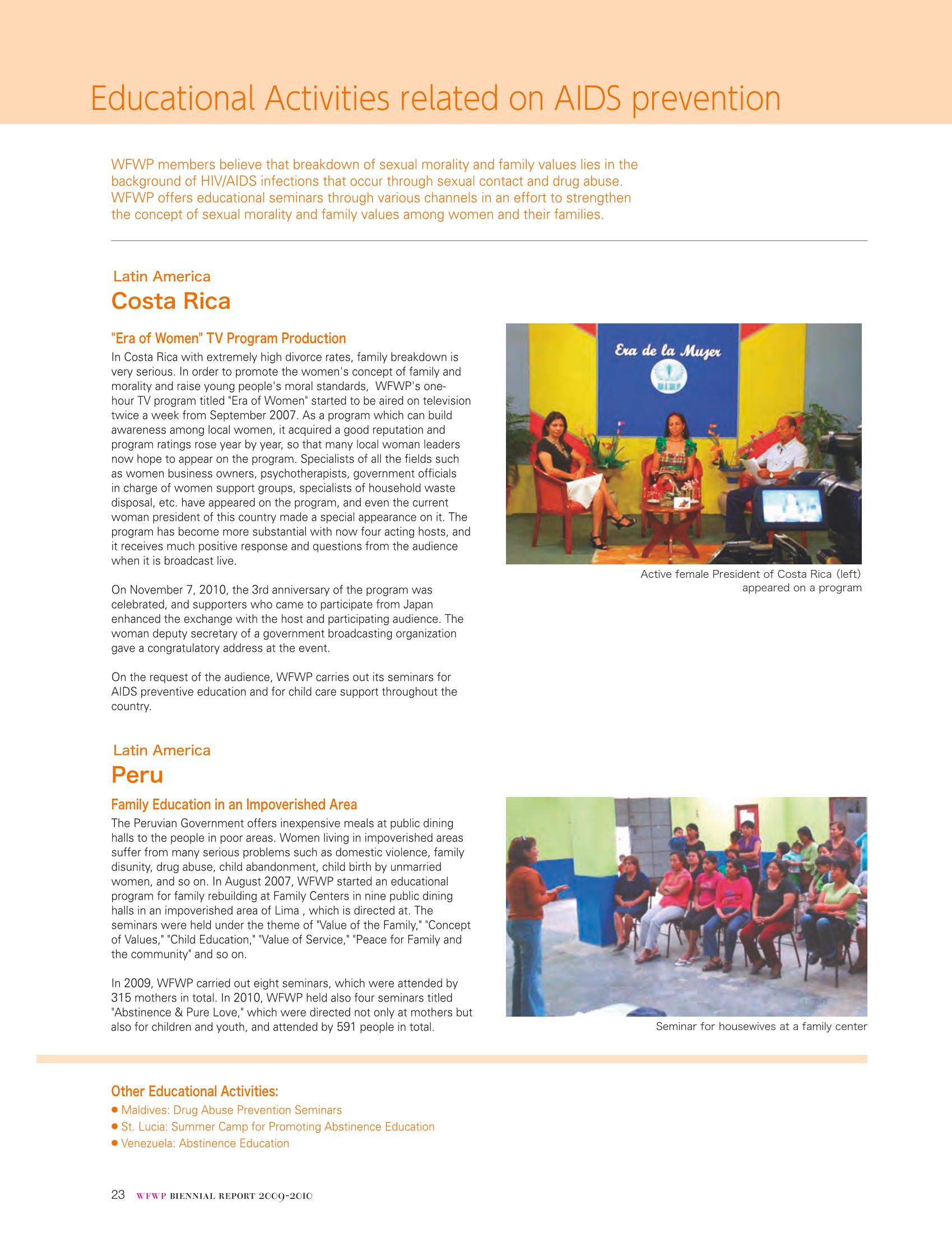 WFWPI Biennial Report(격년보고서) 2009-10 24페이지